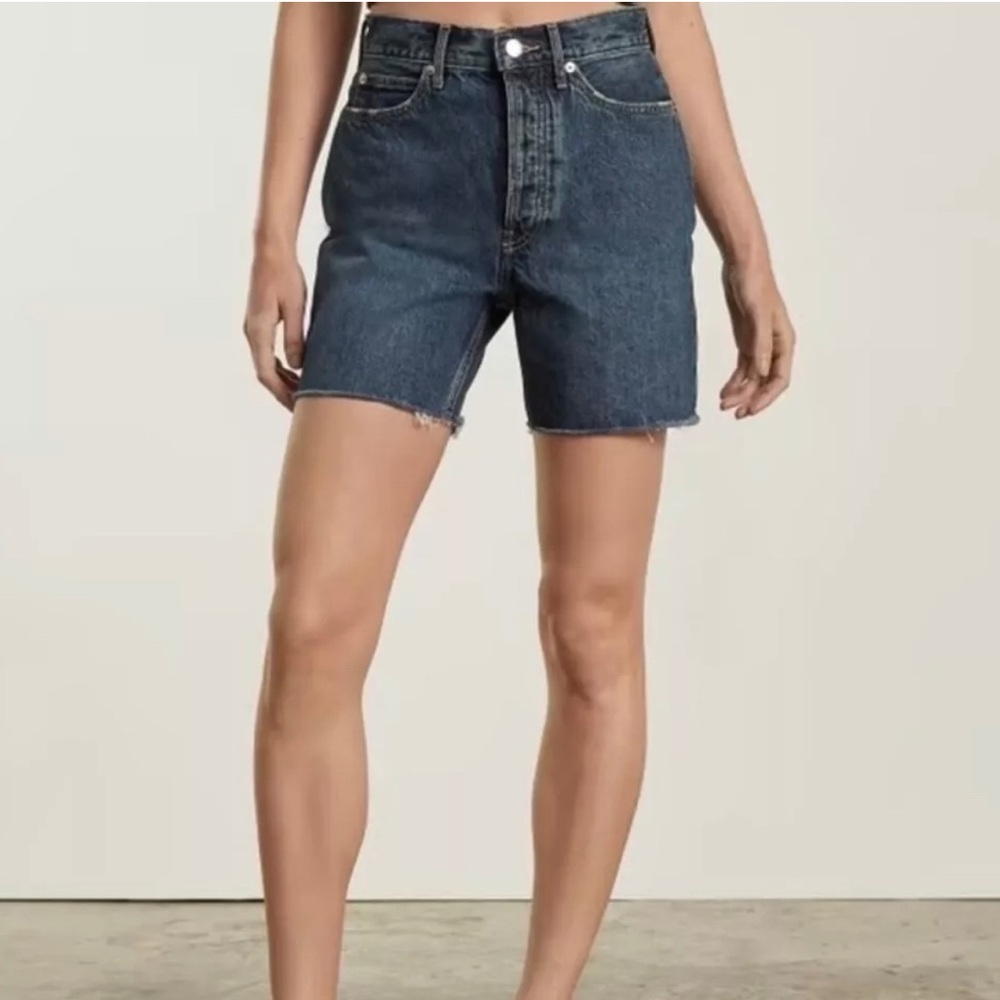 Everlane Dark Blue Denim Jean Shorts